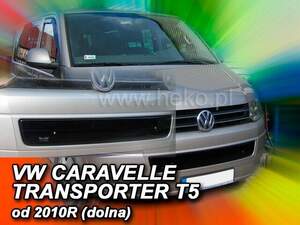 Дефлектор на решетку радиатора радиатора VW T-5 2003-2010г, Хеко (Польша)