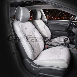 Накидки на передние сиденья «STING» серый/серый 21962