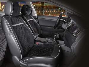 Накидки передние «BARCELONA» черный/черный/серый/серый 21984