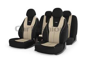 Чехлы универсальные   «DOUGLAS» бежевый/черный/бежевый 22031