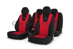 Чехлы универсальные   «DOUGLAS» красный/черный/красный 22041