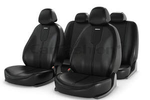 Чехлы из экокожи «GALS» черный/черный/черный 11061 Чехлы из экокожи «GALS» черный/черный/черный 11061