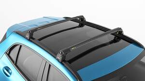 Багажные поперечины TURTLE AIR 2 на интегриров.рейлинги HYUNDAI Grand Santa Fe (2017-н.в.) черные Багажные поперечины TURTLE AIR 2 на интегриров.рейлинги HYUNDAI Grand Santa Fe (2017-н.в.) черные