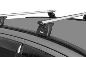 Багажник «LUX» с дугами 1,2м аэро-классик (53мм) Toyota Fortuner (2015-...). с интегр. рейл. Багажник «LUX» с дугами 1,2м аэро-классик (53мм) Toyota Fortuner (2015-...). с интегр. рейл.