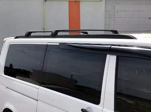 Интегриров. рейлинги FLUSH (Флаш) продольные VW T6 (2015-н.в.) длинная база, черные ERKUL Интегриров. рейлинги FLUSH (Флаш) продольные VW T6 (2015-н.в.) длинная база, черные ERKUL