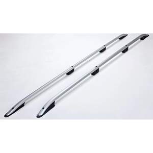 Рейлинги продольные PEUGEOT PARTNER (2008-2021) CROWN silver (длинная база)