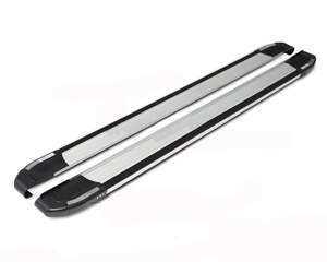Пороги RAINBOW для MERCEDES ML 164 2006-2011 (алюминий+пластик) от ERKUL Пороги RAINBOW для MERCEDES ML 164 2006-2011 (алюминий+пластик) от ERKUL