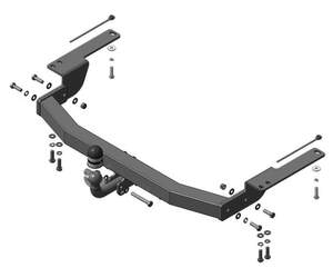 Фаркоп «Motodor» Land Cruiser Prado 2010-, Lexus GX 2010-2013 крепление шара на двух болтах