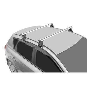 Багажник на гладкую крышу для RENAULT Arkana (2019-н.в.) с дугами 1,2м аэро-трэвэл (82мм) от Люкс (791569)