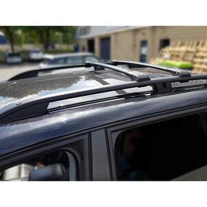 Багажные поперечины WingCarrier V1 на рейлинги FORD TOURNEO CUSTOM (2012-2017/2017-н.в.) с замком, черные
