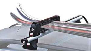 Крепление LUX YETI для 3-х пар лыж/2-х сноубордов на багажник на крышу авто, для всех типов поперечин