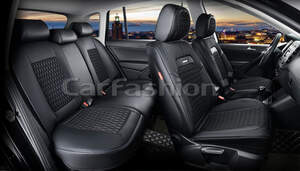 Комплект каркасных чехлов 5D «TITAN PLUS» черный/черный/черный/черный 27236