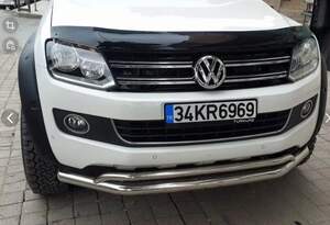 Защита переднего бампера ориг. VOLKSWAGEN AMAROK (2010-2016) двойная d70/42