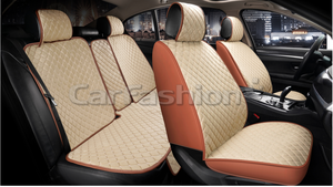 Комплект Накидок «DERBY» бежевый/кофе/бежевый 22656