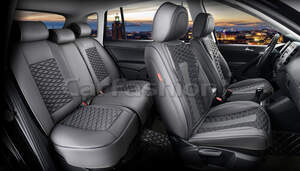 Комплект каркасных чехлов 5D «MERCURY PLUS» серый/серый/серый/серый 27234