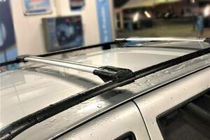 (c) Багажные поперечины SHARK длиной 113см на рейлинги, серебристые