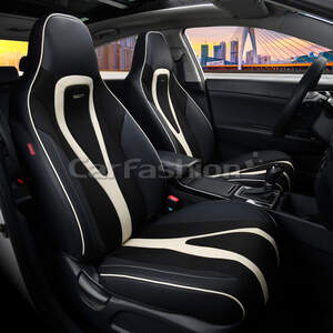 Каркасные чехлы фронт 5D «INTEGRAL» черный/черный/белый 26163