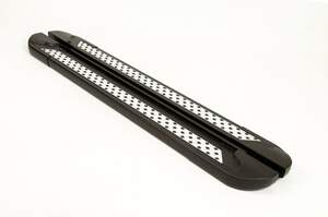 Пороги-подножки VISION Black 183см для JEEP Grand Cherokee IV WK2 (2011-2022) (алюминий+пластик) от ERKUL