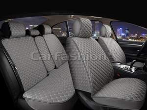 Комплект Накидок «LINEN CUBE PLUS» т.серый/т.серый/св.серый 22692