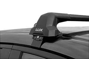 Багажные поперечины «LUX CITY» для Volkswagen Polo V седан 2010-2020 крепление за дверные проемы. Черные