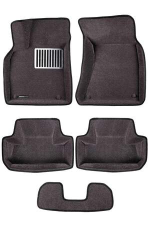 Коврики в салон текстильные Euromat 3D lux AUDI Q5 (2008-2017), серые (5 шт.)