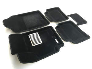 Коврики в салон текстильные Euromat 3D lux HYUNDAI Solaris (2017-), черные (3 шт.)