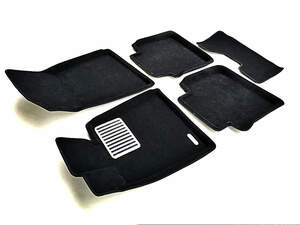 Коврики в салон текстильные Euromat 3D lux LEXUS GS (2005-2014), черные (5 шт.)