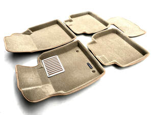 Коврики в салон текстильные Euromat 3D lux TOYOTA Camry XV70 (2018-) (БЕЖ) (EM3D) NP1