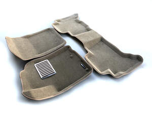 Коврики в салон текстильные Euromat 3D lux TOYOTA Land Cruiser Prado 150 (2009-2014), бежевые (5 шт.)