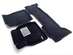 Коврики в салон текстильные Euromat 3D lux TOYOTA Land Cruiser 100 (1998-2007), черные (3 шт.)