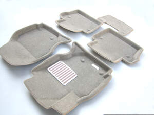 Коврики в салон текстильные Euromat 3D lux VOLVO S 80 (2006-2018), бежевые (5 шт.)