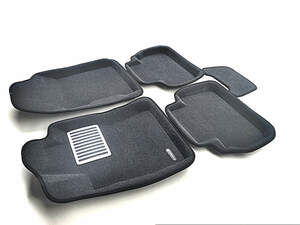 Коврики в салон текстильные Euromat 3D lux SUBARU Forester (2018-) серые