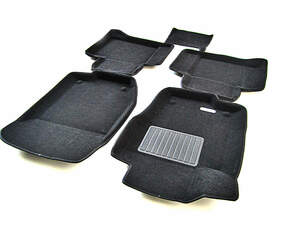 Коврики в салон текстильные Euromat 3D Business MERCEDES GL-class W164 (2006-2012), черные (5 шт.)