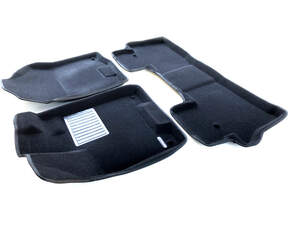 Коврики в салон текстильные Euromat 3D Business HONDA Pilot (2016-) черные