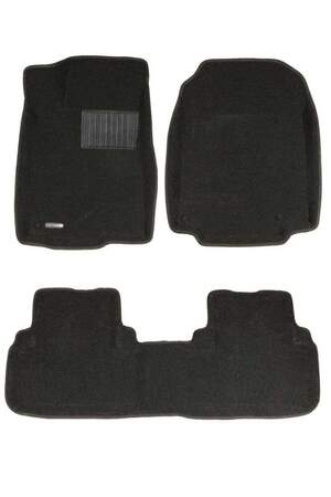 Коврики в салон текстильные Euromat 3D Business HONDA CR-V (2012-2017), черные (3 шт.) Коврики в салон текстильные Euromat 3D Business HONDA CR-V (2012-2017), черные (3 шт.)