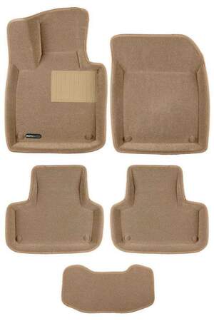Коврики в салон текстильные Euromat 3D lux VOLVO S 60 (2018-), бежевые (5 шт.)
