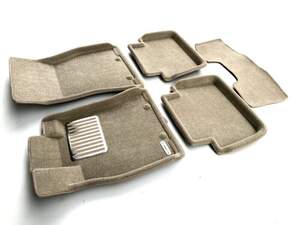 Коврики в салон текстильные Euromat 3D Lux MERCEDES W464 (G-Class) (2018-) бежевые C4