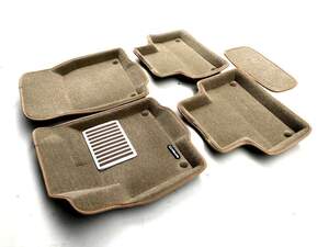 Коврики салона текстильные Euromat 3D lux LAND ROVER Range Rover Evoque (2011-2018) бежевые  C3