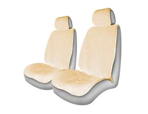 Накидки универсальные на переднее сидение ALPACA искусственный мех (цвет на выбор)
