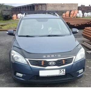 Дефлектор для капота (отбойник) KIA CEED I (2009-2012) «VIP-TUNING» Дефлектор для капота (отбойник) KIA CEED I (2009-2012) «VIP-TUNING»