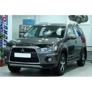 Дефлектор для капота (отбойник) MITSUBISHI OUTLANDER II XL (2009-2012) «VIP-TUNING» верхний Дефлектор для капота (отбойник) MITSUBISHI OUTLANDER II XL (2009-2012) «VIP-TUNING» верхний