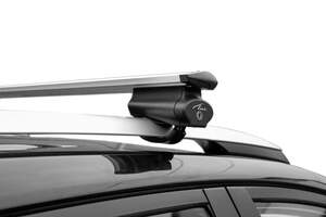 Багажник LUX Бэлт на рейлинги с дугами 1,2м. аэро-трэвэл (82мм) Volvo XC70 III универсал 2007-...