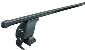 Багажник «LUX» с дугами 1,2м прямоуг. в пластике для а/м Nissan Almera Sd III 2012-... Креп.за дв.проемы
