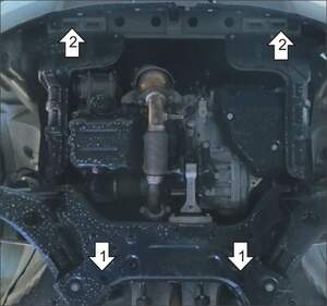 Защита MOTODOR двигателя Changan Cs35 2013- Паркетник