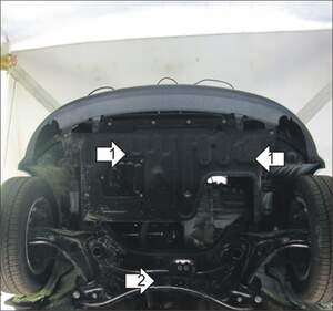 Защита MOTODOR КПП FAW Vita 2007- Седан