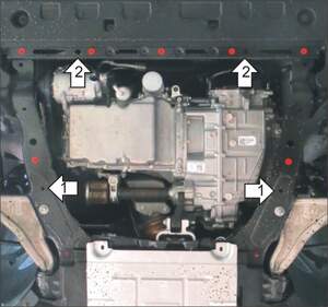 Защита MOTODOR двигателя, КПП Ford Mondeo V 2015- Седан