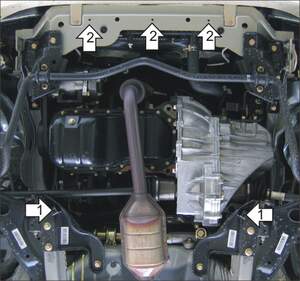 Защита MOTODOR двигателя, КПП Geely CK/Otaka 2009- Седан Защита MOTODOR двигателя, КПП Geely CK/Otaka 2009- Седан