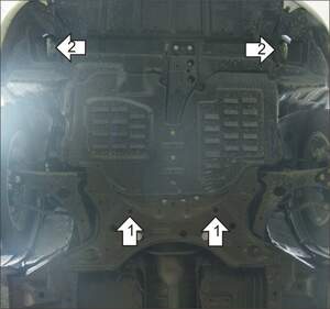 Защита MOTODOR двигателя, КПП Geely Vision 2005- Седан Защита MOTODOR двигателя, КПП Geely Vision 2005- Седан