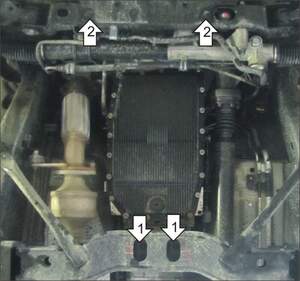 Защита MOTODOR КПП KIA Mohave 2008- Внедорожник Защита MOTODOR КПП KIA Mohave 2008- Внедорожник