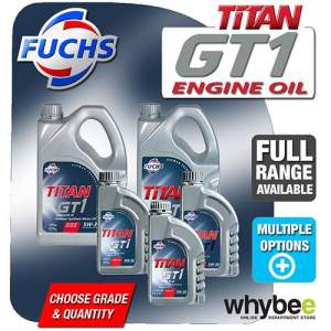 5W-40 FUCHS Titan GT1  (1л,4л,20л,205л) моторное